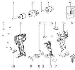 Metabo BS 14.4 LT spare parts