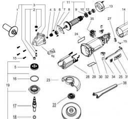 Metabo EWS 12-125 spare parts