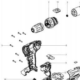 Metabo BS 18 spare parts
