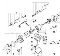 Metabo DS 125 spare parts