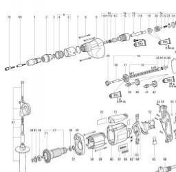 Metabo USE 8 spare parts