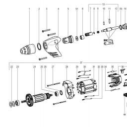 Metabo SE 2800 spare parts