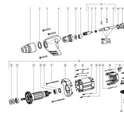 Metabo SE 4000 spare parts