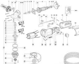 Metabo WQ 1000 spare parts