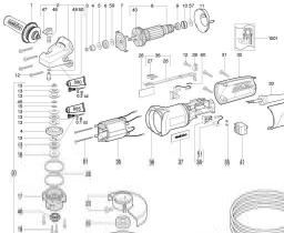 Metabo WQ 1000 spare parts