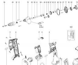 Metabo SE 18 LTX 2500 spare parts