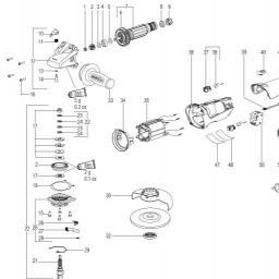 Metabo WA 1000 Quick spare parts