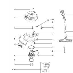 Metabo AS 1200 spare parts