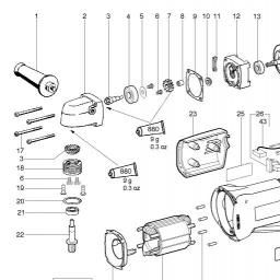 Metabo WBE 700 spare parts