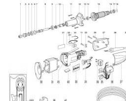 Metabo GE 700 Basic spare parts