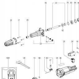 Metabo GE 710 Plus spare parts