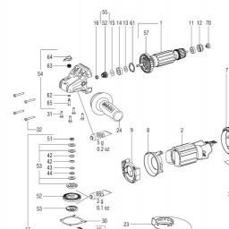 Metabo WEA15-125 KWM IK spare parts