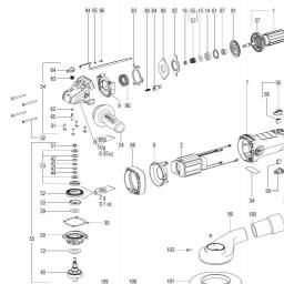 Metabo WEABV 17-125 HD IK spare parts