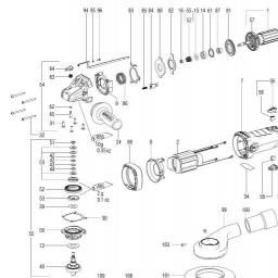 Metabo WEABV 17-125 HD IK spare parts