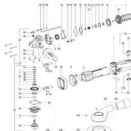 Metabo WEABV 17-125 HD IK spare parts