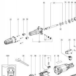 Metabo GE 710 Plus spare parts
