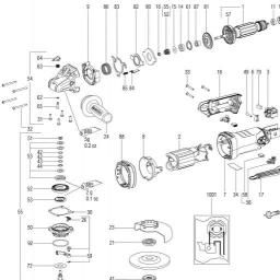 Metabo WPB 12-125 Quick IK spare parts