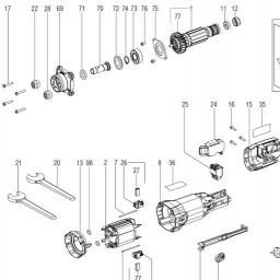 Metabo Antriebsmotor IK spare parts