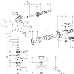 Metabo WEV 10-125 spare parts