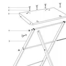 Metabo Stand, foldable spare parts