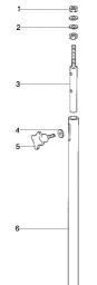 Metabo Vertically adj.support spare parts