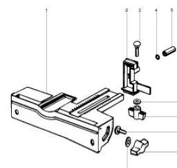 Metabo Length stop spare parts
