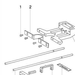 Metabo Fine-adjustment parallel edge guide spare parts