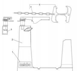 Metabo Bench-mounting stand spare parts