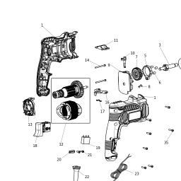 Stanley FMEH750 spare parts