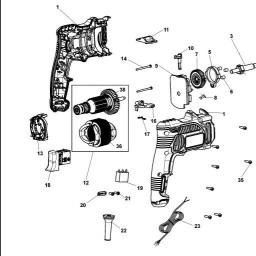 Stanley KFFMEH750 spare parts