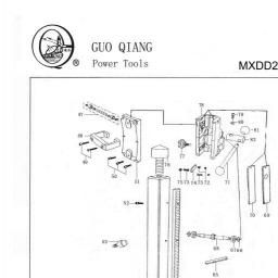 Stanley MXDD200 spare parts