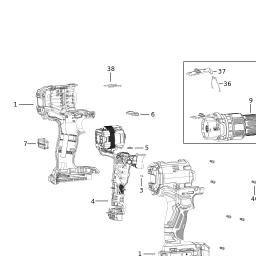 Stanley SBD710C2K spare parts