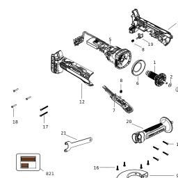Stanley SBG700B spare parts