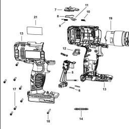 Stanley SCD201D2KA spare parts