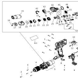 Stanley SCD700C1H spare parts