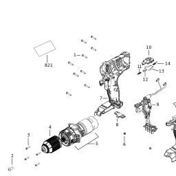 Stanley SCD700D2KA spare parts