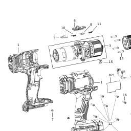 Stanley SCD711C1K spare parts