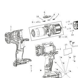 Stanley SCD718D2KA spare parts