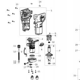 Stanley SCW400B spare parts