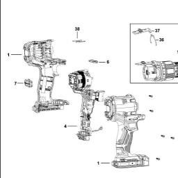 Stanley SFMCD720 spare parts
