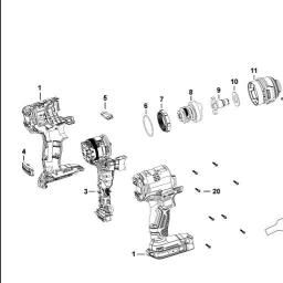 Stanley SFMCF810D1K spare parts