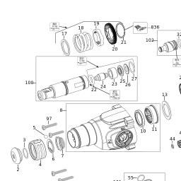 Stanley SFMCH900 spare parts