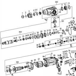 Stanley SHR243K spare parts