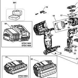 Stanley STDC1804 spare parts