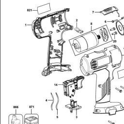 Stanley STDC205NB spare parts