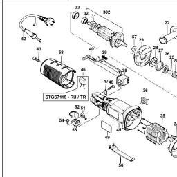 Stanley STGS7100 spare parts