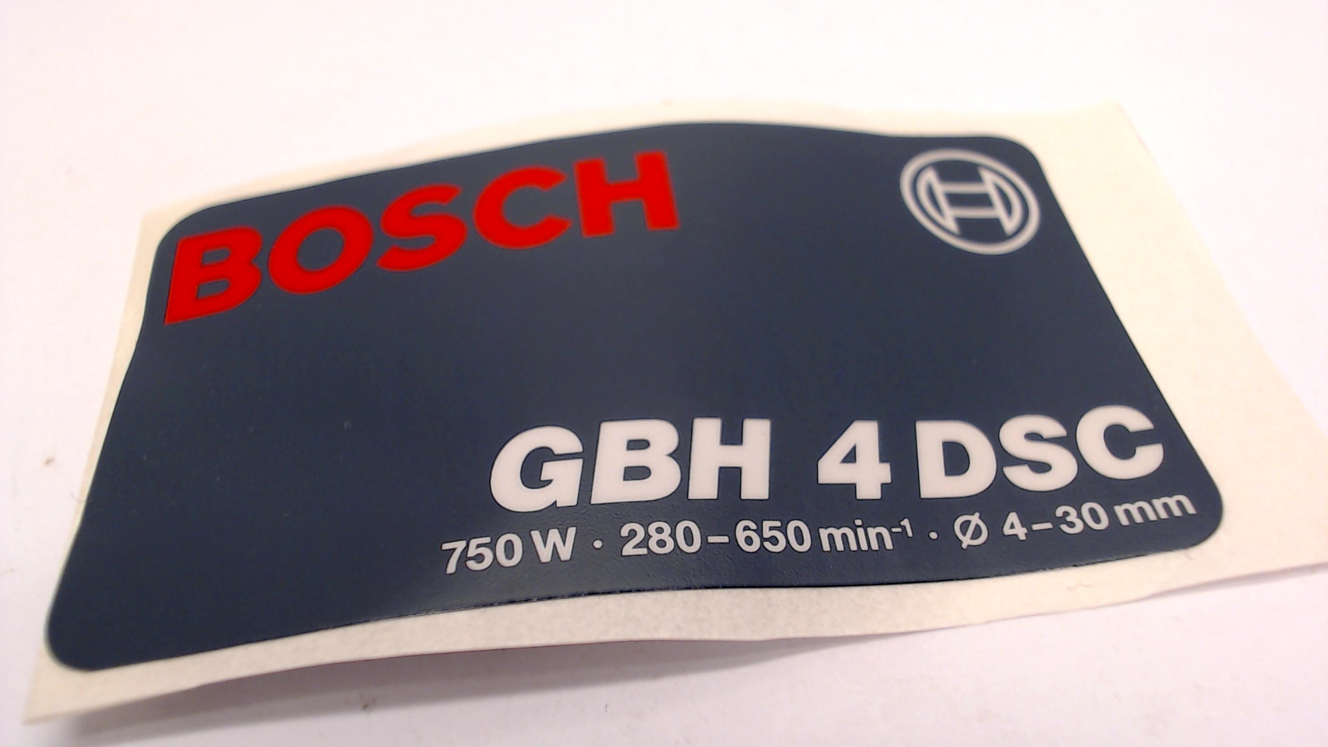 Bosch 1611110633 Manufacturer's Nameplate