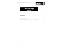 Scheppach hbs 500 Parts List PDF