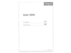 Scheppach bsm 2010 Parts List PDF