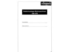 Scheppach rab s16 Parts List PDF